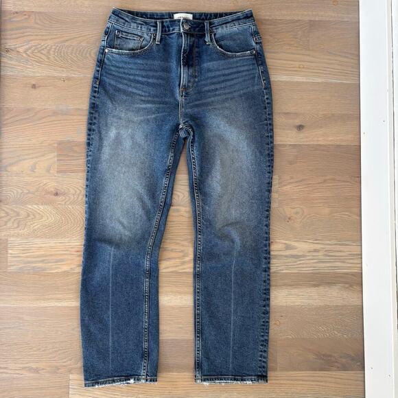 Driftwood Stella Classic Straight Ankle Jeans Vintage Blue Women’s Size 26 - Picture 4 of 8